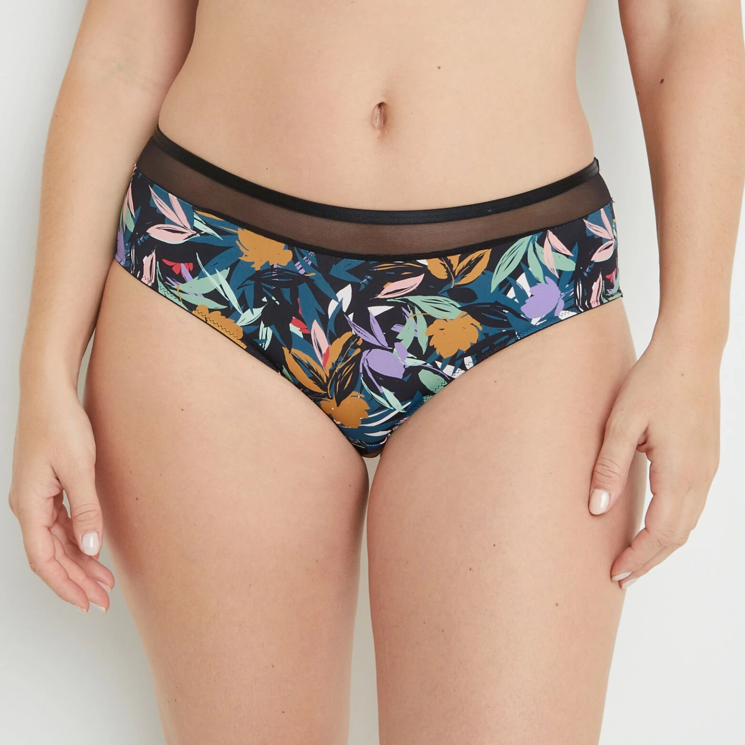 SHORTY MICROFIBRE MULTICO NOIR 3 SHORTY MICROFIBRE MULTICO NOIR