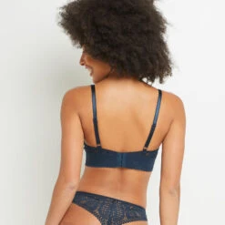 Bianca SOUTIEN-GORGE SANS ARMATURES PETROLE -sous-vêtement boutique 20007400 D