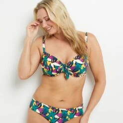 MAILLOT DE BAIN EMBOITANT MULTICO ROSE -sous-vêtement boutique 20015800 C