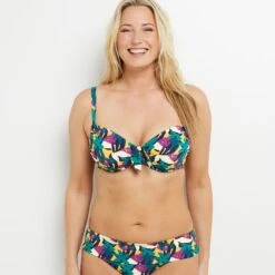 MAILLOT DE BAIN COQUE MICROFIBRE MULTICO ROSE -sous-vêtement boutique 20015900 C