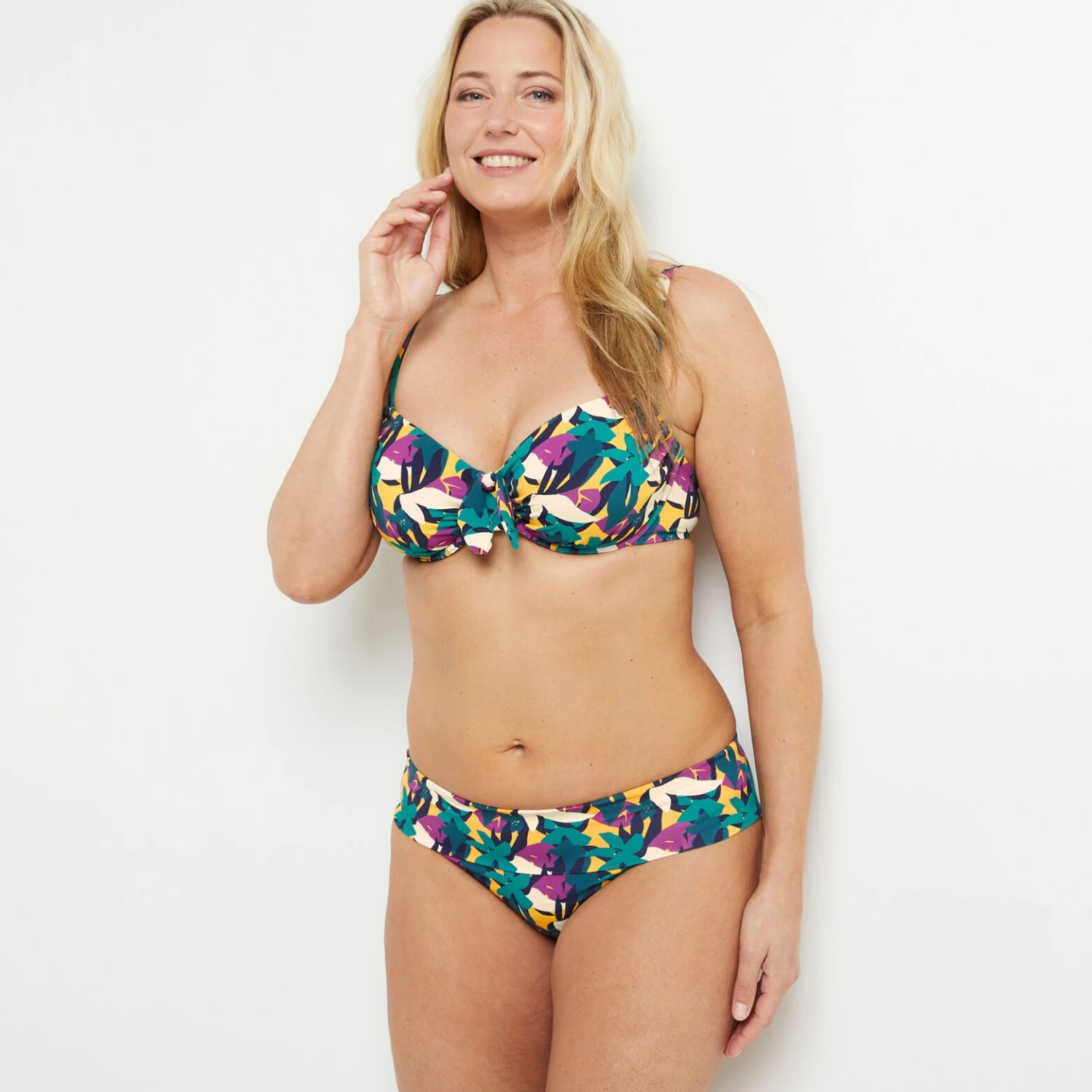 MAILLOT DE BAIN CULOTTE MAXI MULTICO ROSE 6 MAILLOT DE BAIN CULOTTE MAXI MULTICO ROSE – Image 4