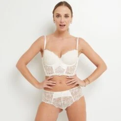 SHORTY DENTELLE BLANC -sous-vêtement boutique 20016700 D