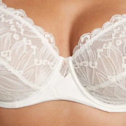 SOUTIEN-GORGE EMBOITANT DENTELLE BLANC 8 SOUTIEN-GORGE EMBOITANT DENTELLE BLANC -sous-vêtement boutique 20017300 Z