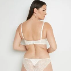 SOUTIEN-GORGE BANDEAU DENTELLE BLANC -sous-vêtement boutique 20017600 D