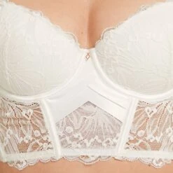 SOUTIEN-GORGE BUSTIER DOS NU BLANC -sous-vêtement boutique 20017700 Z