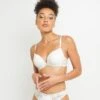 SOUTIEN-GORGE PUSH UP DENTELLE BLANC -sous-vêtement boutique 20017800 F