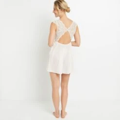 NUISETTE DENTELLE BLANC 9 NUISETTE DENTELLE BLANC -sous-vêtement boutique 20018200 D