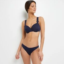 MAILLOT DE BAIN SLIP MIDI MARINE -sous-vêtement boutique 20018900 D
