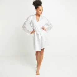 DESHABILLE DENTELLE BLANC