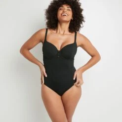 Lotus MAILLOT DE BAIN UNE PIECE COQUE NOIR -sous-vêtement boutique 20021700 C