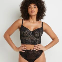 SOUTIEN-GORGE CORBEILLE BUSTIER NOIR