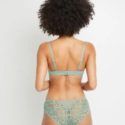SOUTIEN-GORGE EMBOITANT DENTELLE Vert Clair -sous-vêtement boutique 20023200 D