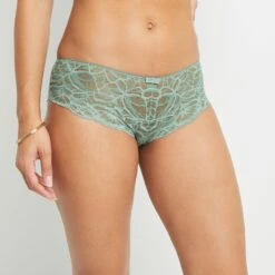 SHORTY DENTELLE RECYCLEE Vert Clair