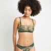 SOUTIEN-GORGE BRASSIERE TULLE VERT FONCE -sous-vêtement boutique 20024000 F