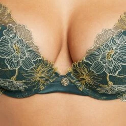 SOUTIEN-GORGE AMPLIFORME PLONGEANT VERT FONCE -sous-vêtement boutique 20024300 Z