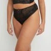 SHORTY STRING TAILLE HAUTE NOIR 1 SHORTY STRING TAILLE HAUTE NOIR -sous-vêtement boutique 20025500 F