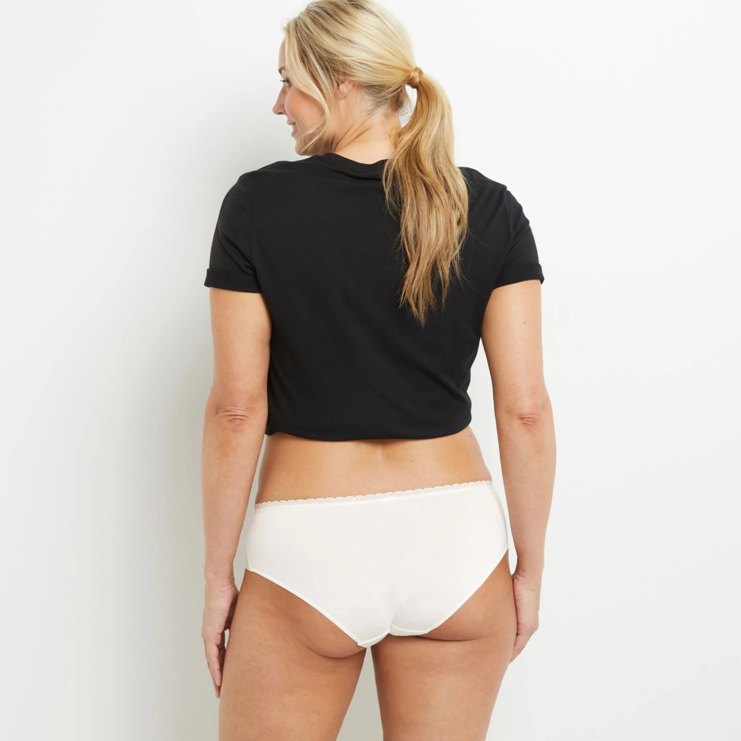 SHORTY VISCOSE ECOVERO ECRU 5 SHORTY VISCOSE ECOVERO ECRU – Image 3