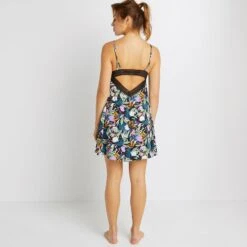 NUISETTE SANS MANCHE MULTICO BLEU 9 NUISETTE SANS MANCHE MULTICO BLEU -sous-vêtement boutique 20029700 D