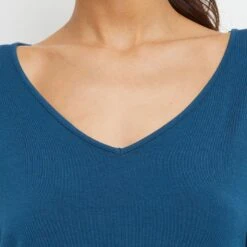 T-SHIRT MANCHES LONGUES PETROLE 8 T-SHIRT MANCHES LONGUES PETROLE -sous-vêtement boutique 20030800 Z