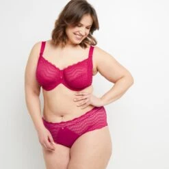 SHORTY DENTELLE FUCHSIA -sous-vêtement boutique 20031700 D