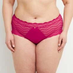 SHORTY DENTELLE FUCHSIA