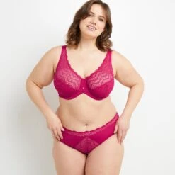 CULOTTE DENTELLE FUCHSIA -sous-vêtement boutique 20031800 D