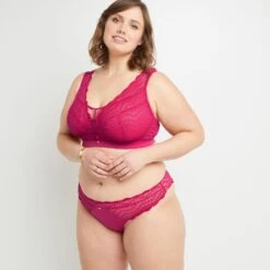 TANGA DENTELLE FUCHSIA -sous-vêtement boutique 20031900 D