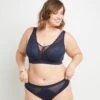 SOUTIEN-GORGE GRANDS BONNETS MARINE -sous-vêtement boutique 20032900 F gt