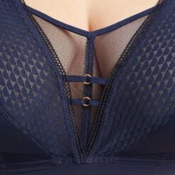 SOUTIEN-GORGE GRANDS BONNETS MARINE -sous-vêtement boutique 20032900 Z gt