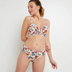 Luna MAILLOT DE BAIN SLIP MAXI ECRU -sous-vêtement boutique 20034200 D