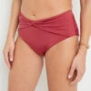 MAILLOT DE BAIN CULOTTE HAUTE BORDEAUX -sous-vêtement boutique 20035900 F