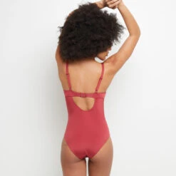 MAILLOT DE BAIN 1 PIECE COQUE BORDEAUX -sous-vêtement boutique 20036300 D