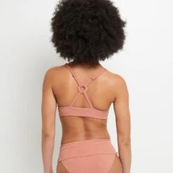 MAILLOT DE BAIN PUSH UP MICROFIBRE ROSE -sous-vêtement boutique 20037500 D