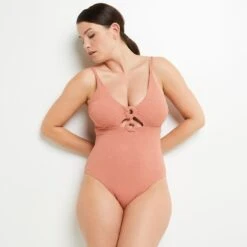 sous-vêtement boutique 29 MAILLOT DE BAIN 1 PIECE MICROFIBRE ROSE