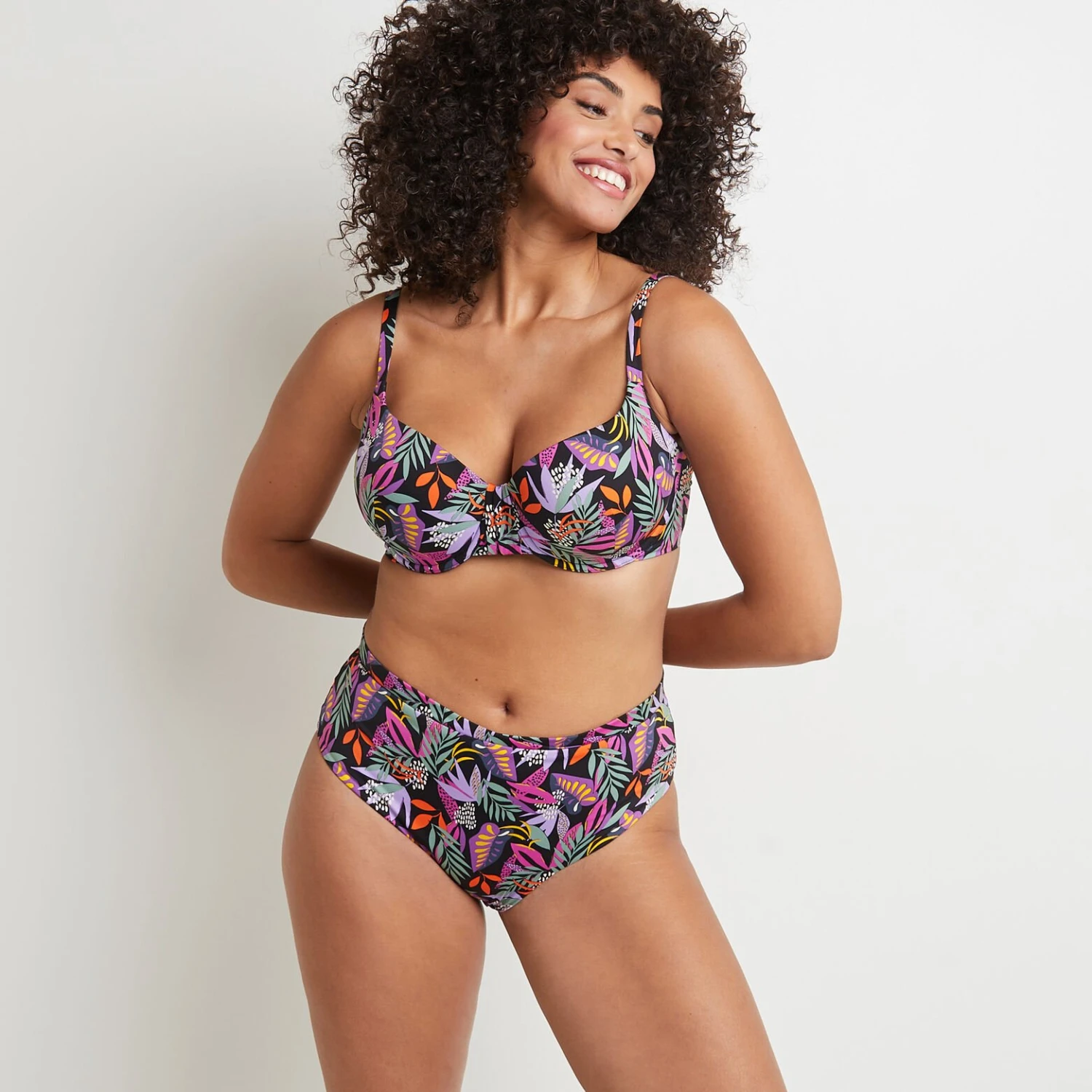 MAILLOT DE BAIN CULOTTE HAUTE NOIR 6 MAILLOT DE BAIN CULOTTE HAUTE NOIR – Image 4