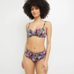 MAILLOT DE BAIN CULOTTE HAUTE NOIR 8 MAILLOT DE BAIN CULOTTE HAUTE NOIR -sous-vêtement boutique 20045300 D