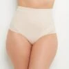 TANGA TAILLE HAUTE MICROFIBRE NATUREL -sous-vêtement boutique 20046200 F