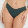 Lisa MAILLOT DE BAIN SLIP HIGH LEG VERT FONCE 1 Lisa MAILLOT DE BAIN SLIP HIGH LEG VERT FONCE -sous-vêtement boutique 20047101 F