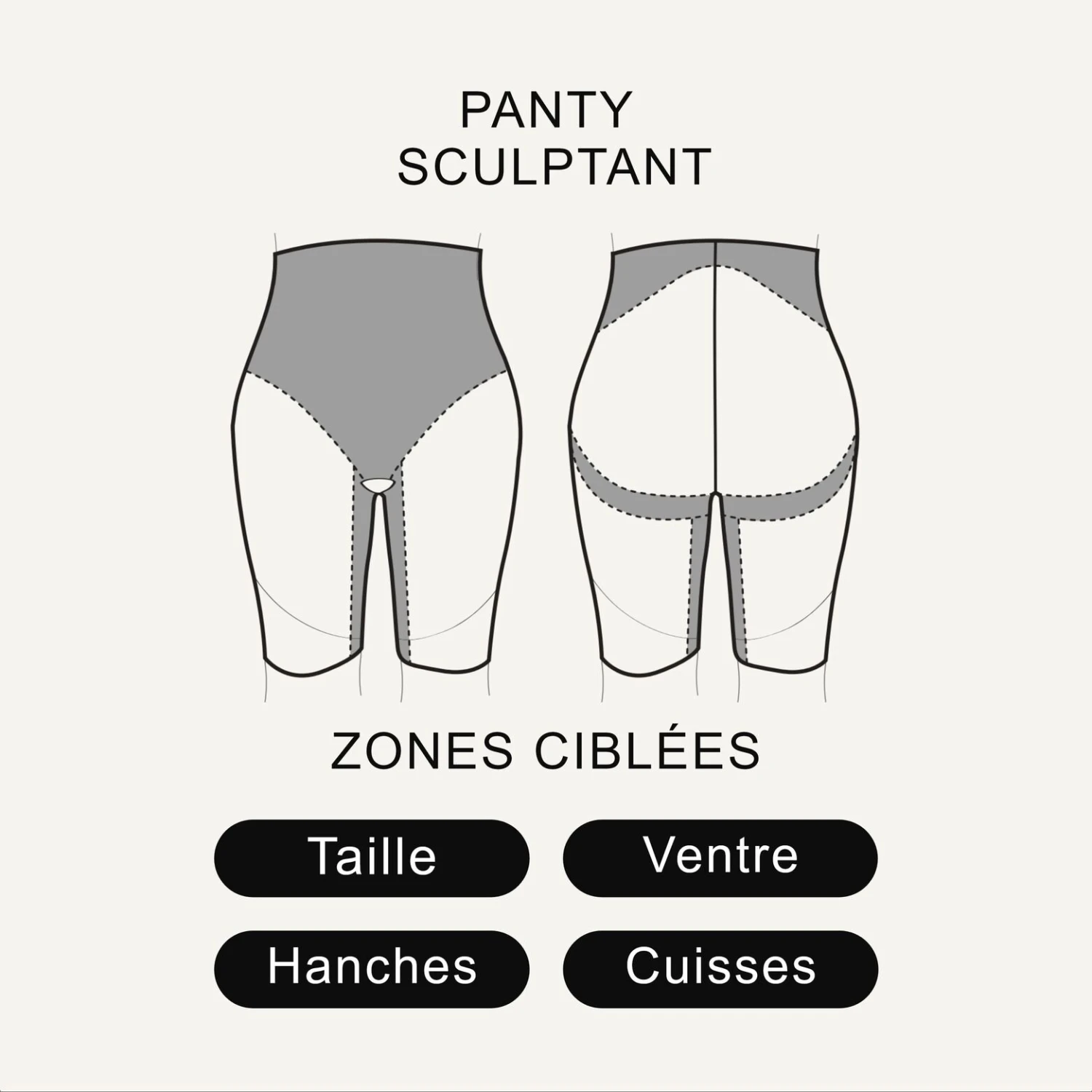 PANTY MICROFIBRE NATUREL 4 PANTY MICROFIBRE NATUREL – Image 2