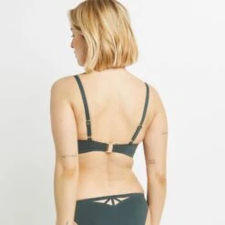 Lisa MAILLOT DE BAIN TRIANGLE VERT FONCE -sous-vêtement boutique 20047601 D