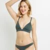 Lisa MAILLOT DE BAIN TRIANGLE VERT FONCE -sous-vêtement boutique 20047601 F