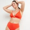 Lisa MAILLOT DE BAIN TRIANGLE ORANGE -sous-vêtement boutique 20047602 F