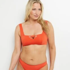 Lisa MAILLOT DE BAIN BRASSIERE ORANGE -sous-vêtement boutique 20049202 C