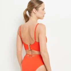 Lisa MAILLOT DE BAIN EMBOITANT ORANGE -sous-vêtement boutique 20049302 D