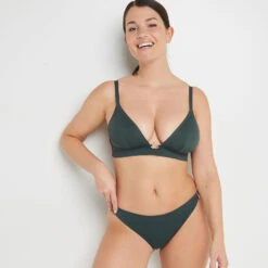 Lisa MAILLOT DE BAIN SLIP BRESILIEN VERT FONCE 9 Lisa MAILLOT DE BAIN SLIP BRESILIEN VERT FONCE -sous-vêtement boutique 20049500 C