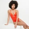 Lisa MAILLOT DE BAIN 1 PIECE TRIANGLE ORANGE 2 Lisa MAILLOT DE BAIN 1 PIECE TRIANGLE ORANGE -sous-vêtement boutique 20049702 F