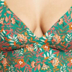 MAILLOT DE BAIN TANKINI VERT -sous-vêtement boutique 20050300 Z