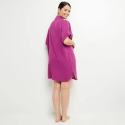 TUNIQUE BEACHWEAR FUCHSIA -sous-vêtement boutique 20056201 D