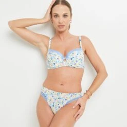 TANGA PAPER TOUCH MULTICO BLANC -sous-vêtement boutique 20061000 D