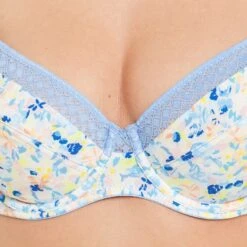 SOUTIEN-GORGE EMBOITANT MULTICO BLANC -sous-vêtement boutique 20061100 Z